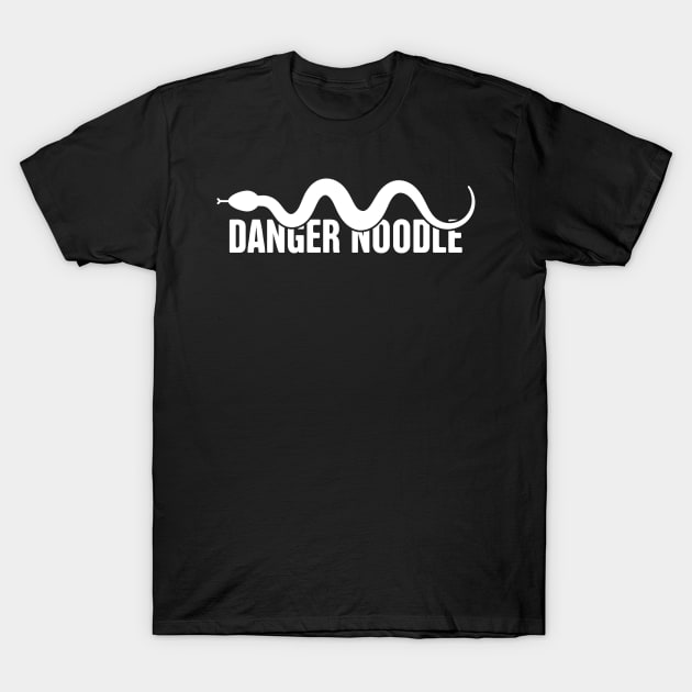 Danger Noodle | Funny Pet Snake Snek Meme T-Shirt by MeatMan